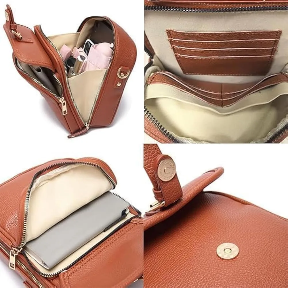 Collaboraten1 Crossbody Leather Bag, Upgrade Anti-theft Urvashi Crossbody Leather Bags, Collaboration Cross Body Bag