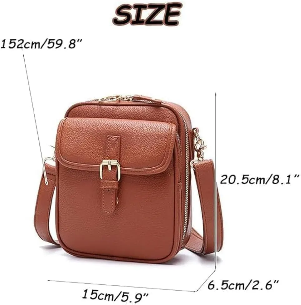 Collaboraten1 Crossbody Leather Bag, Upgrade Anti-theft Urvashi Crossbody Leather Bags, Collaboration Cross Body Bag