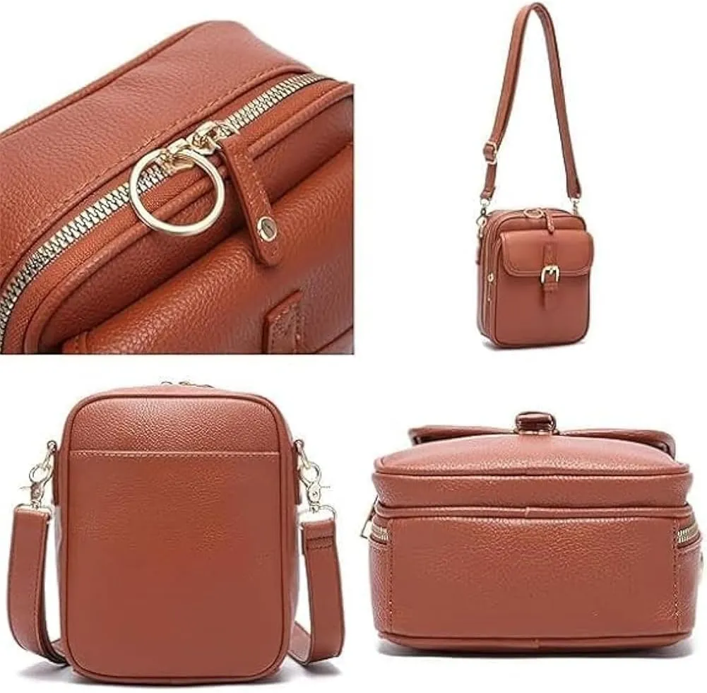 Collaboraten1 Crossbody Leather Bag, Upgrade Anti-theft Urvashi Crossbody Leather Bags, Collaboration Cross Body Bag