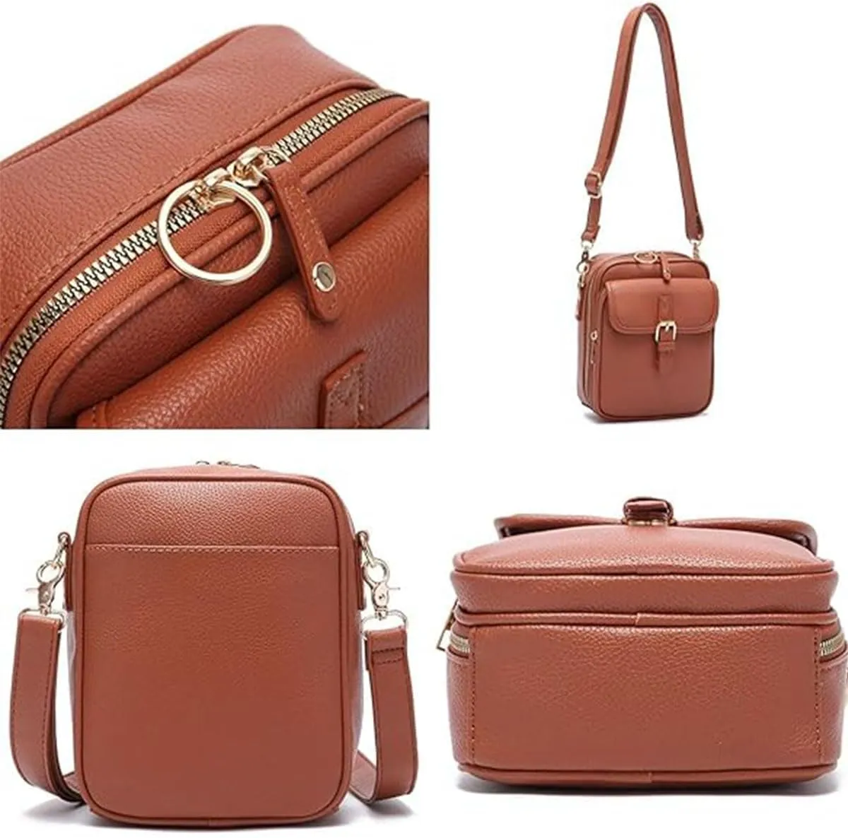 Collaboraten1 Crossbody Leather Bag, Urvashi Crossbody Leather Bag, Collaborateam Crossbody Bag, Tojoyride Crossbody Bags