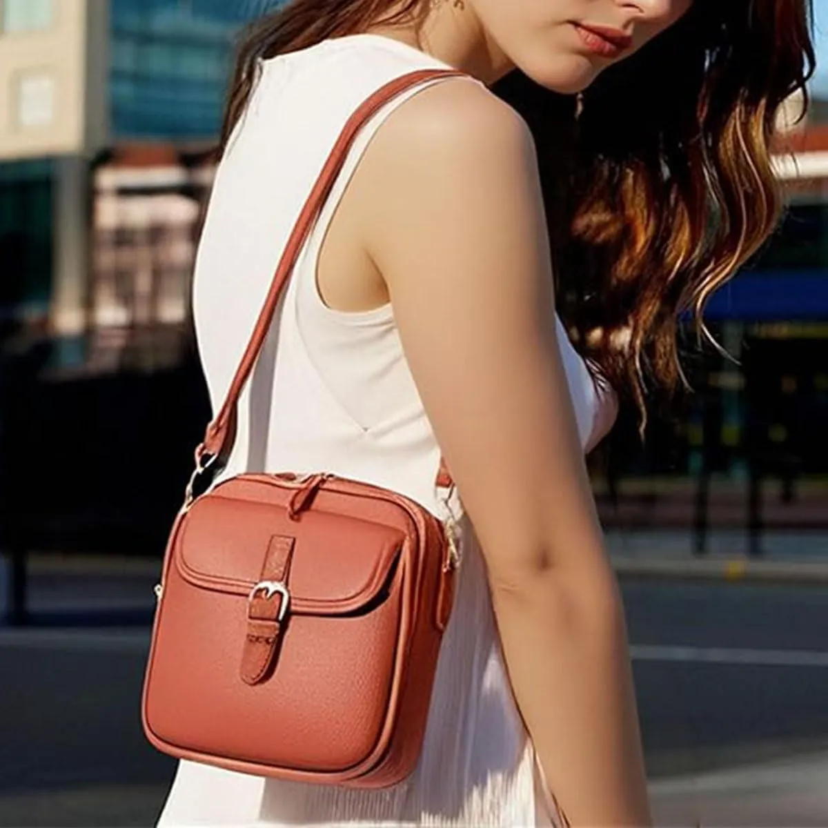 Collaboraten1 Crossbody Leather Bag, Urvashi Crossbody Leather Bag, Collaborateam Crossbody Bag, Tojoyride Crossbody Bags