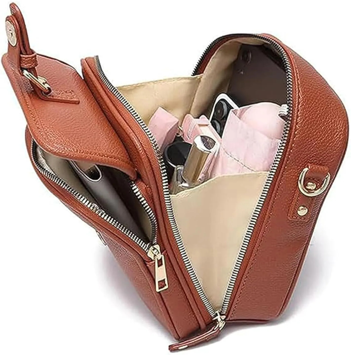 Collaboraten1 Crossbody Leather Bag, Urvashi Crossbody Leather Bag, Tojoyride Crossbody Bag