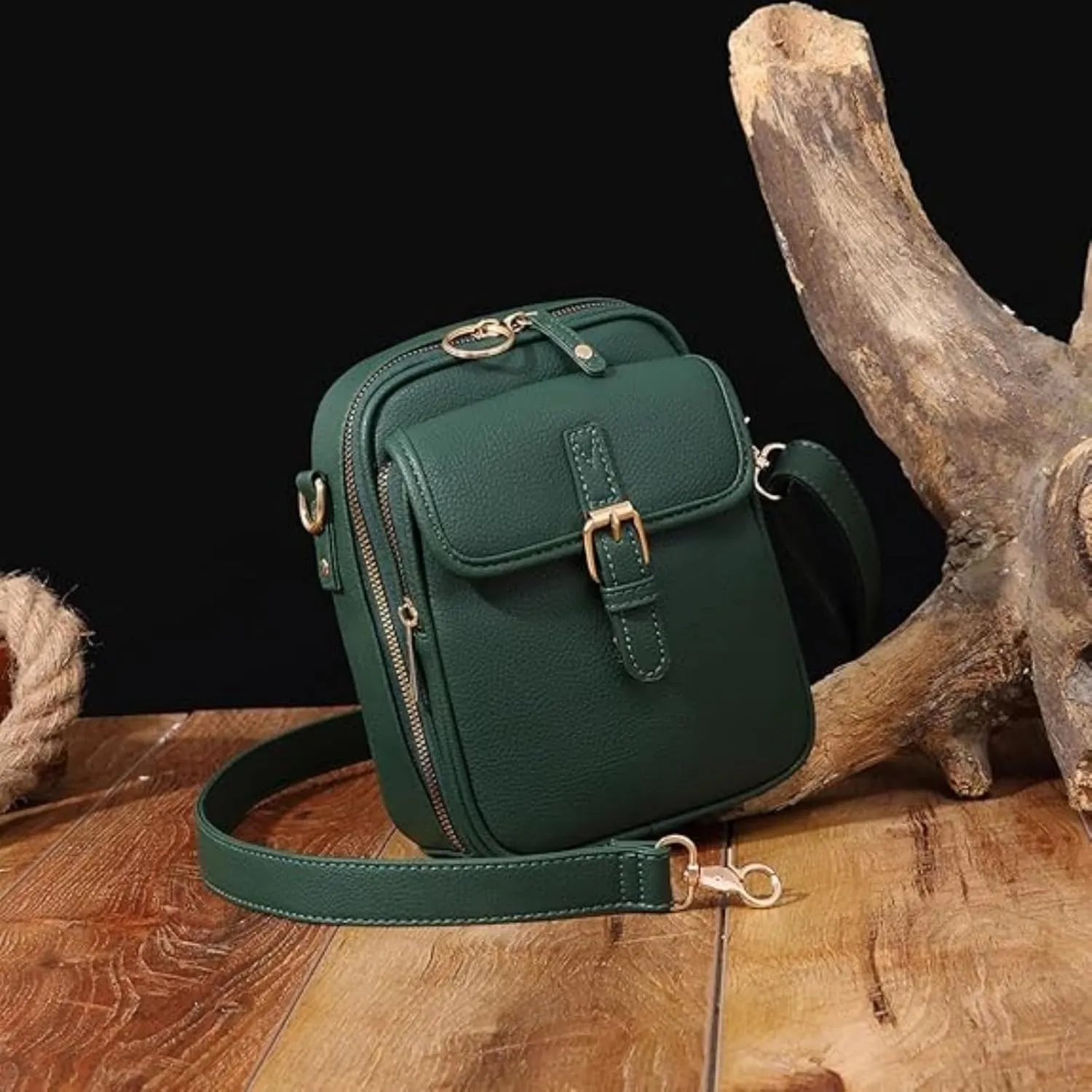 Collaboraten1 Crossbody Leather Bag, Urvashis Crossbody Leather Bag, Collaborateam Cross Body Bags