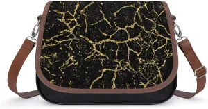 Cool Green Camo Army Camouflage Art Fashionable And Exquisite Shoulder Bag, Convenient Leather Crossbody Bag for Going Out