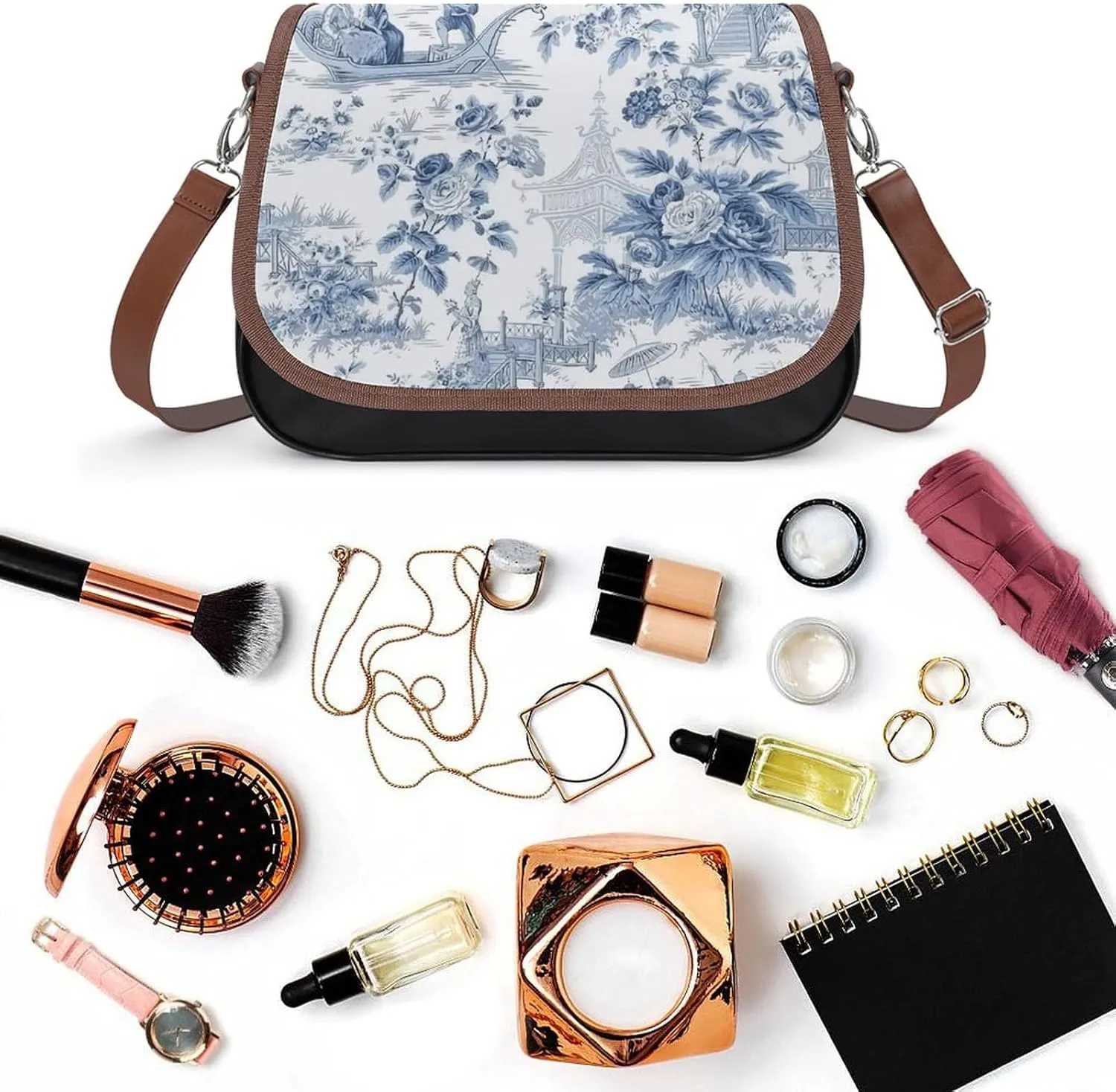 Cool Green Camo Army Camouflage Art Fashionable And Exquisite Shoulder Bag, Convenient Leather Crossbody Bag for Going Out