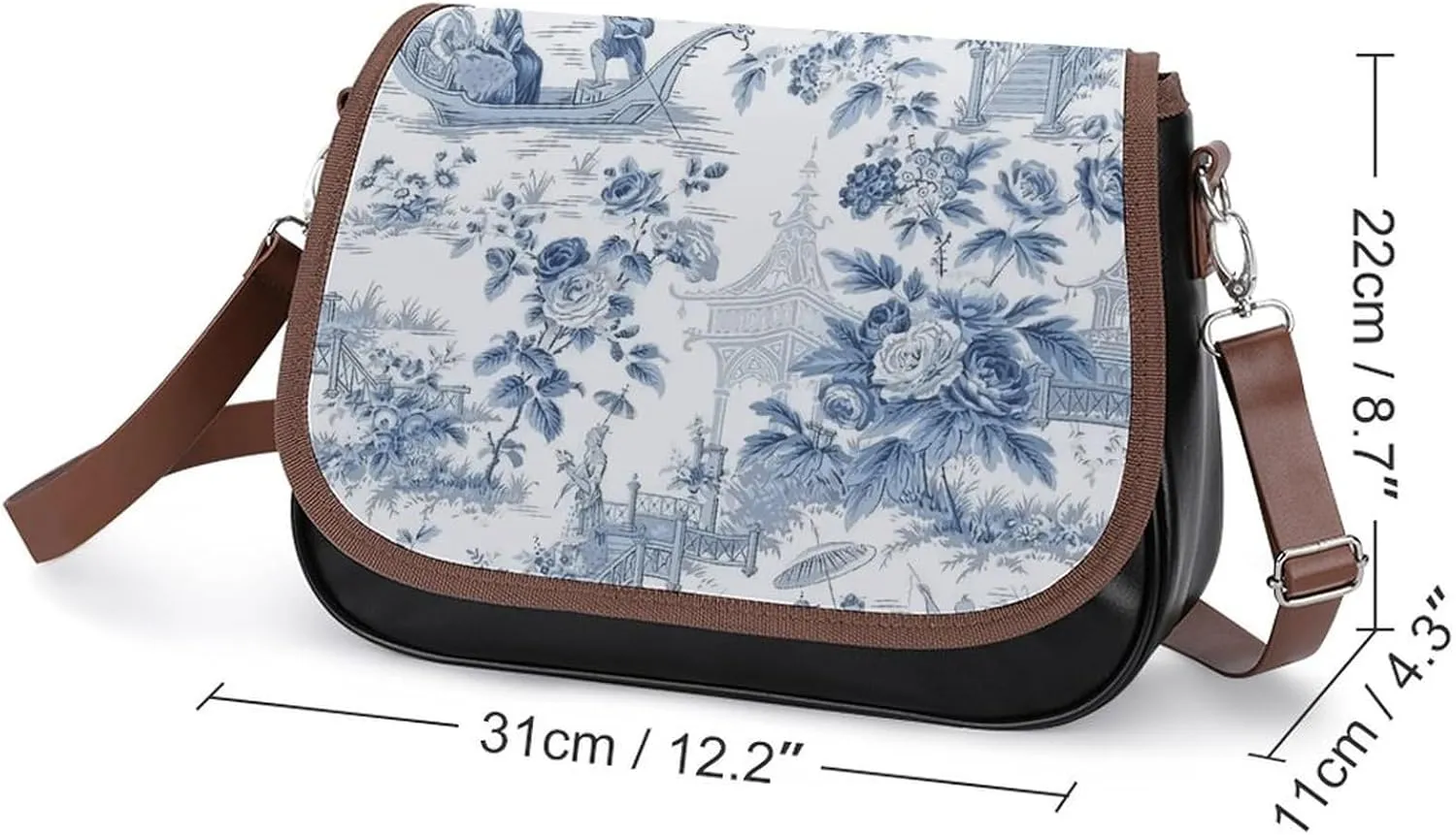 Cool Green Camo Army Camouflage Art Fashionable And Exquisite Shoulder Bag, Convenient Leather Crossbody Bag for Going Out