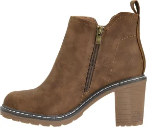 Corkys Footwear Hey Girl Womens Bite Me Bootie - Featuring a 3-Inch Heel, A Full Side Zip, Elastic Gore In The Upper From A Customizable Fit, and Cushioned Insoles