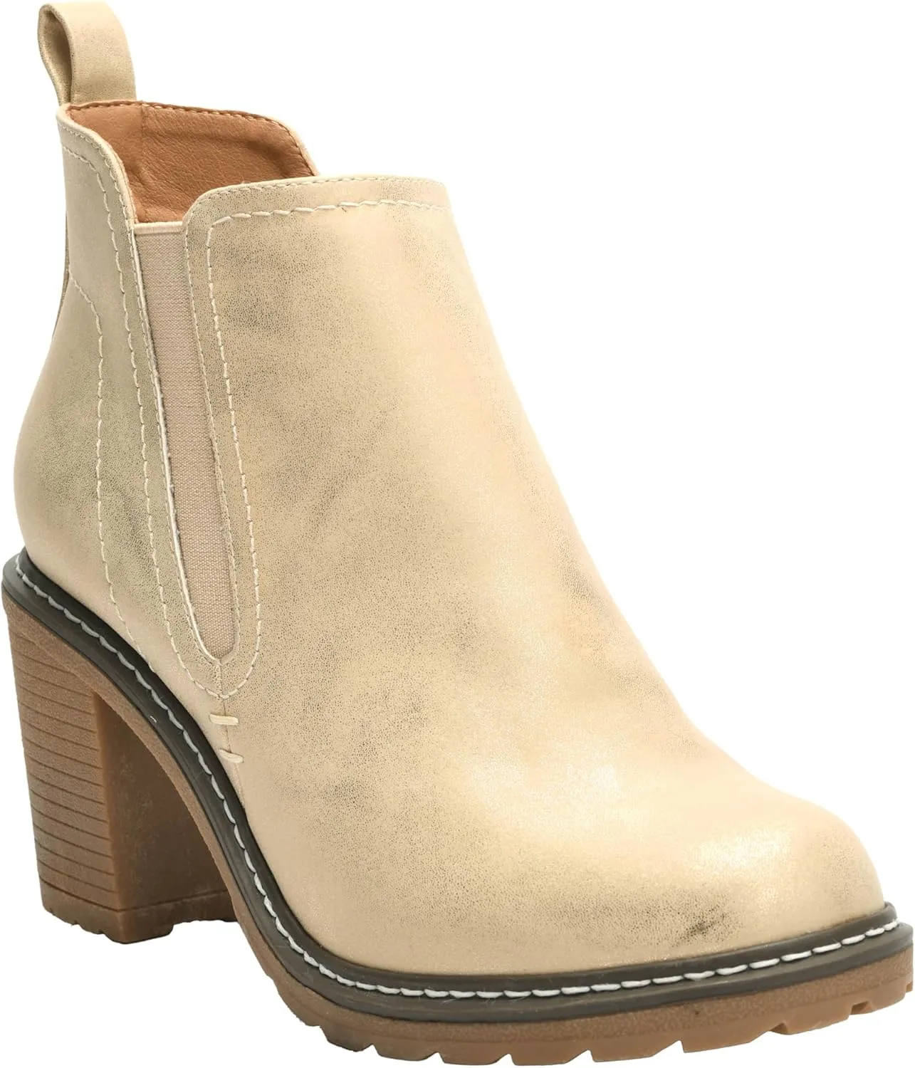 Corkys Footwear Hey Girl Womens Bite Me Bootie - Featuring a 3-Inch Heel, A Full Side Zip, Elastic Gore In The Upper From A Customizable Fit, and Cushioned Insoles