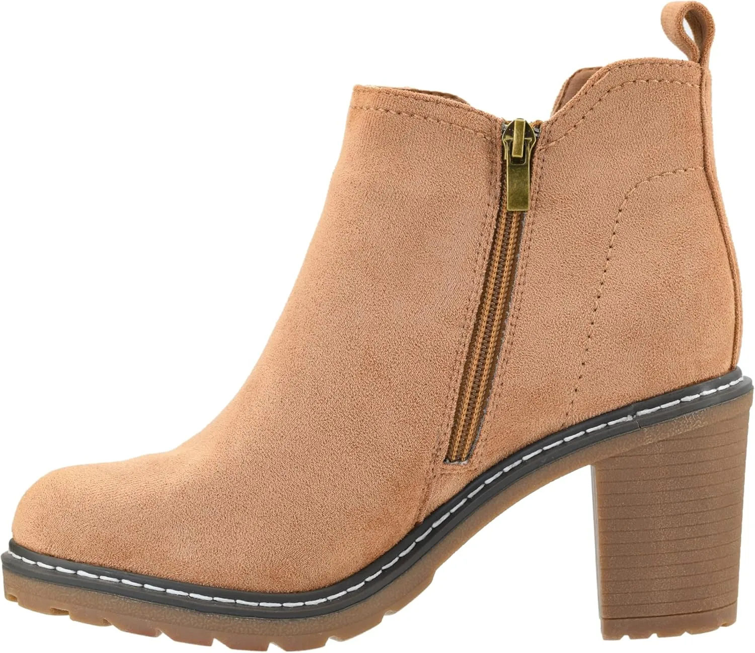 Corkys Footwear Hey Girl Womens Bite Me Bootie - Featuring a 3-Inch Heel, A Full Side Zip, Elastic Gore In The Upper From A Customizable Fit, and Cushioned Insoles
