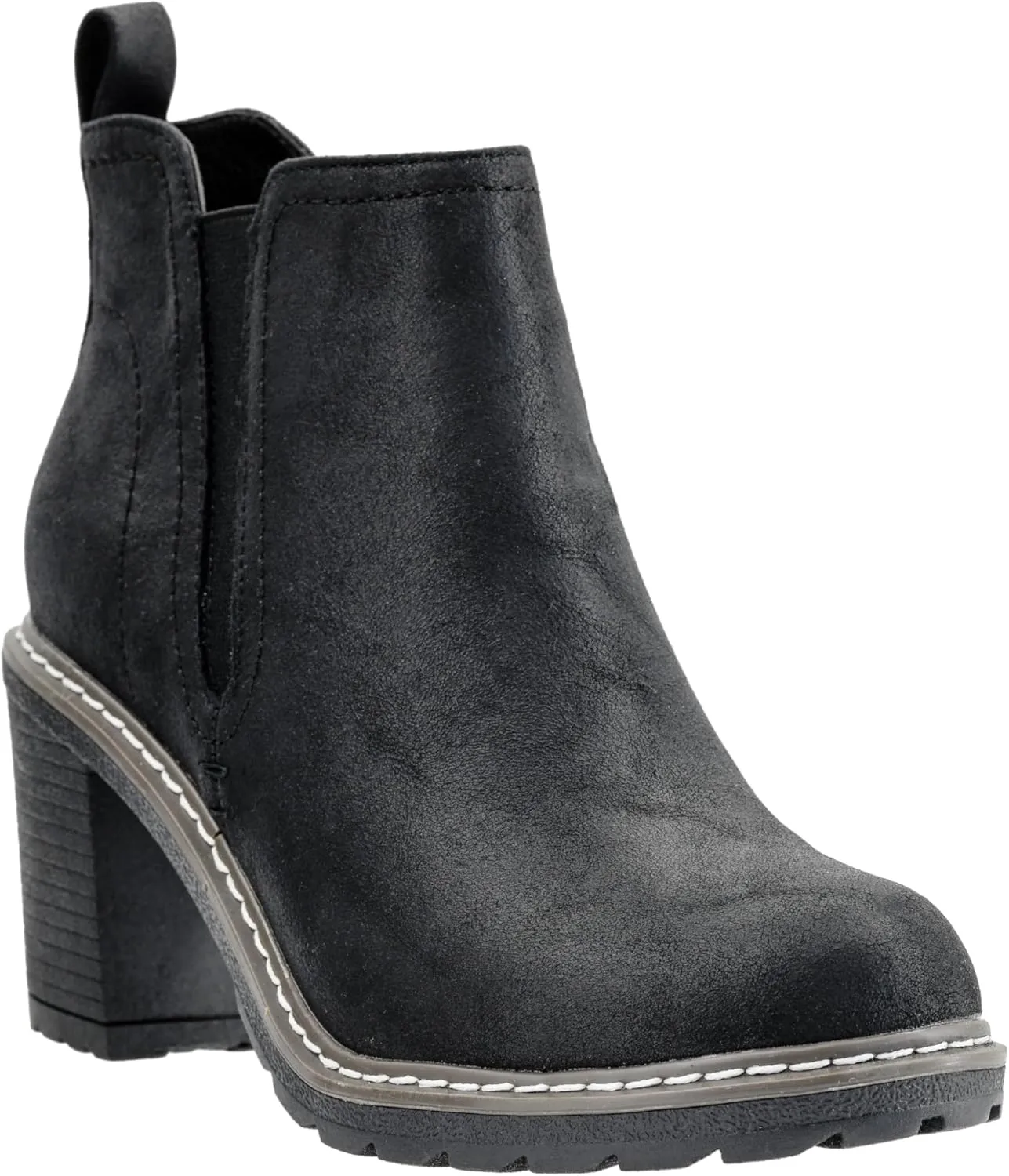 Corkys Footwear Hey Girl Womens Bite Me Bootie - Featuring a 3-Inch Heel, A Full Side Zip, Elastic Gore In The Upper From A Customizable Fit, and Cushioned Insoles