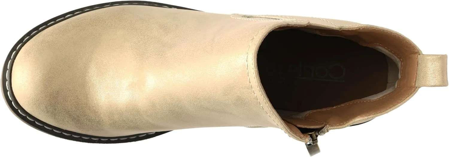 Corkys Footwear Hey Girl Womens Bite Me Bootie - Featuring a 3-Inch Heel, A Full Side Zip, Elastic Gore In The Upper From A Customizable Fit, and Cushioned Insoles