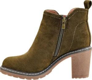 Corkys Footwear Hey Girl Womens Bite Me Bootie - Featuring a 3-Inch Heel, A Full Side Zip, Elastic Gore In The Upper From A Customizable Fit, and Cushioned Insoles