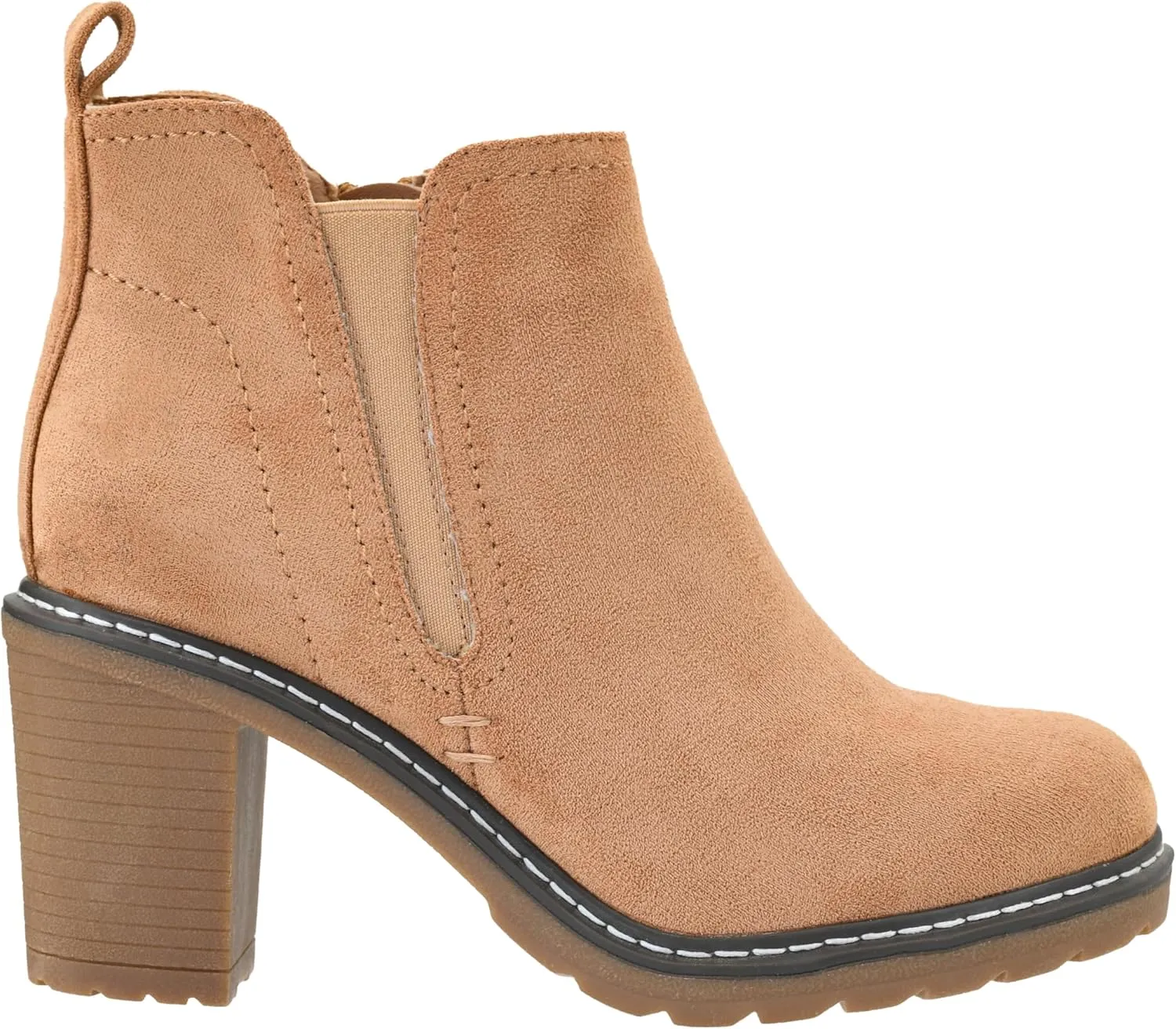 Corkys Footwear Hey Girl Womens Bite Me Bootie - Featuring a 3-Inch Heel, A Full Side Zip, Elastic Gore In The Upper From A Customizable Fit, and Cushioned Insoles