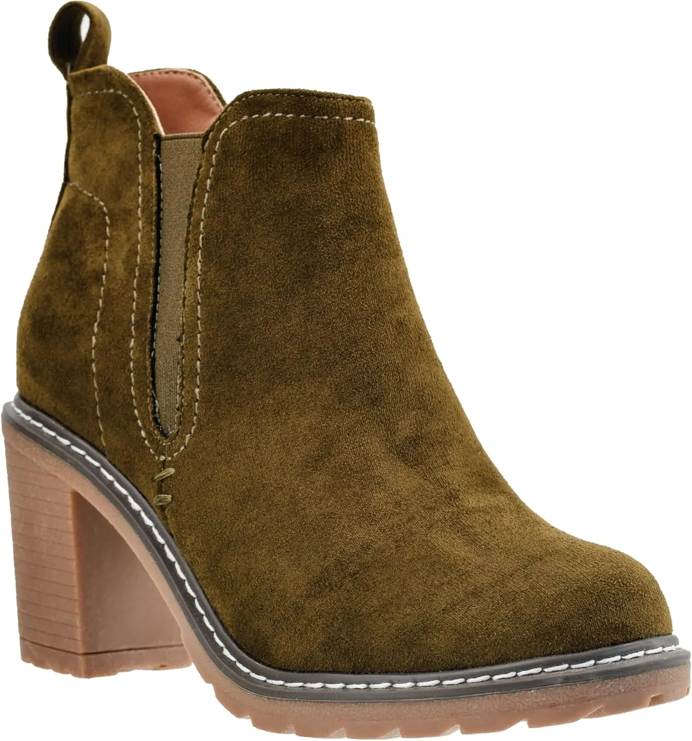 Corkys Footwear Hey Girl Womens Bite Me Bootie - Featuring a 3-Inch Heel, A Full Side Zip, Elastic Gore In The Upper From A Customizable Fit, and Cushioned Insoles