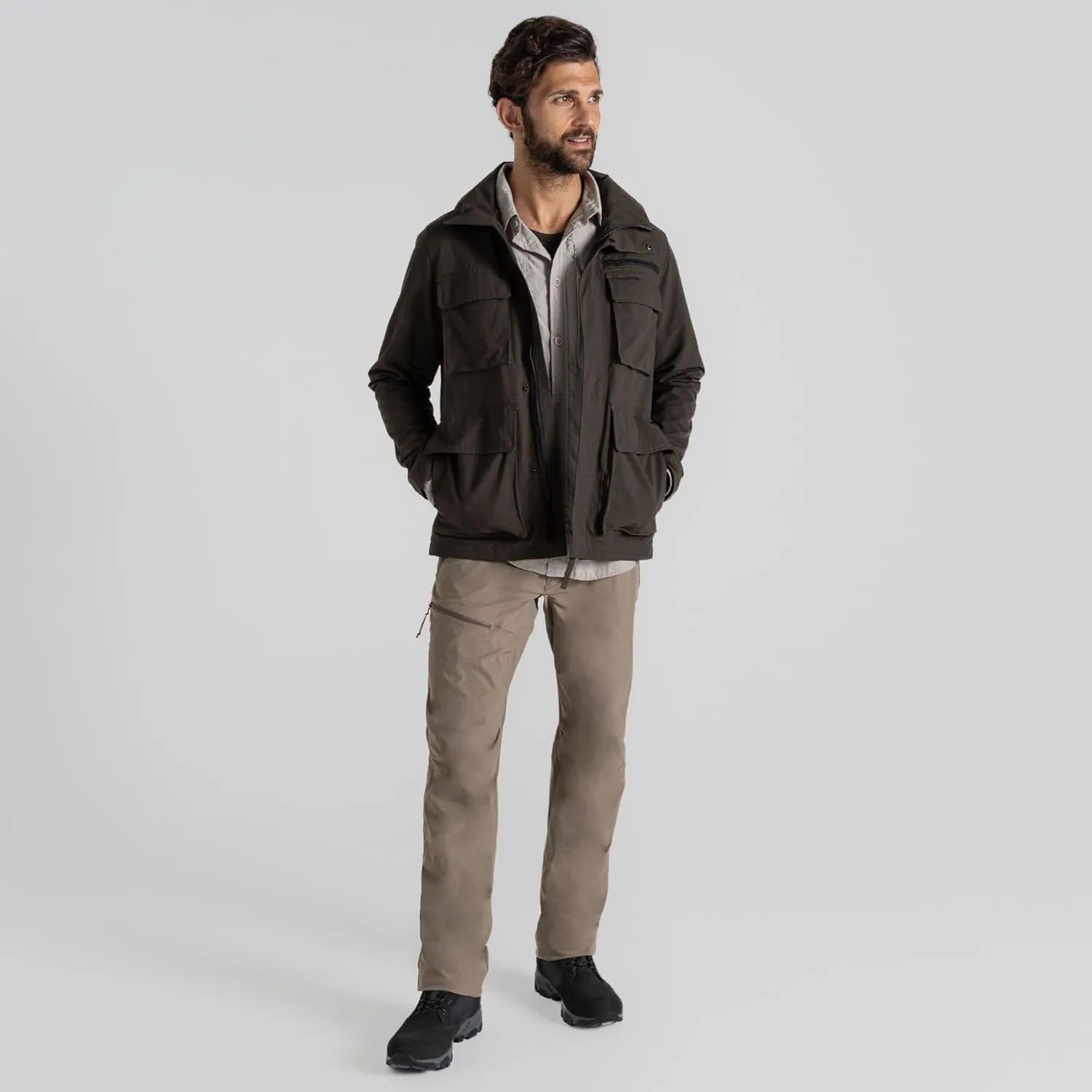 Craghoppers Mens Insect Shield Adventure Jacket IV for Travel and Outdoor Adventure