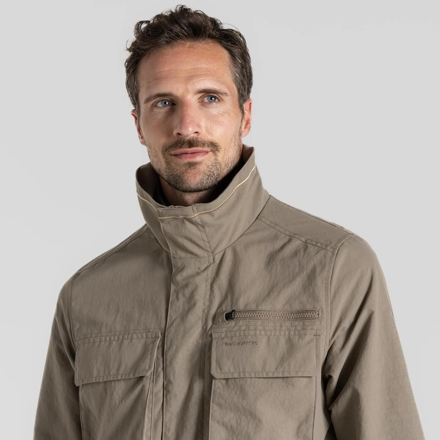 Craghoppers Mens Insect Shield Adventure Jacket IV for Travel and Outdoor Adventure