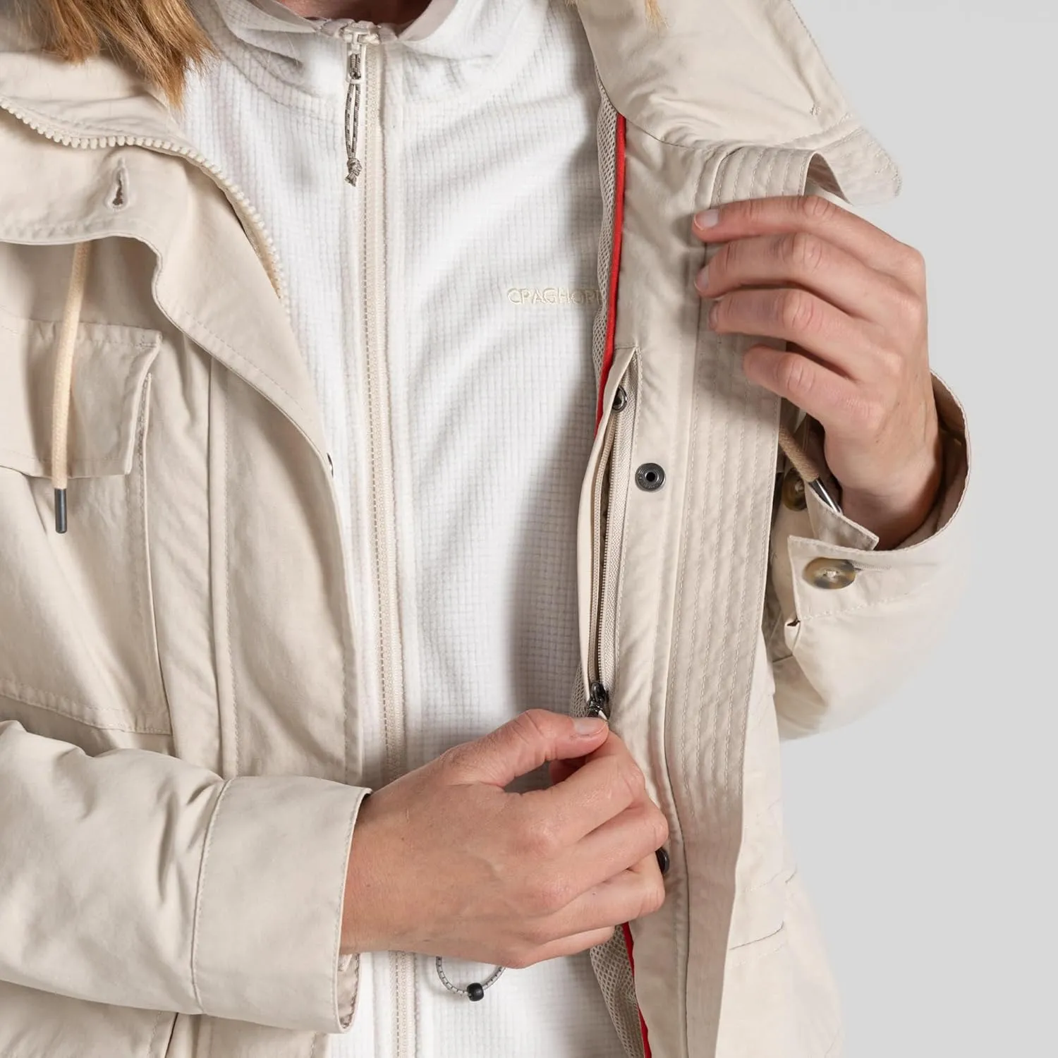 Craghoppers Womens Insect Shield Adventure Jacket II | Insect Protection for Travel, Hiking and Outdoors