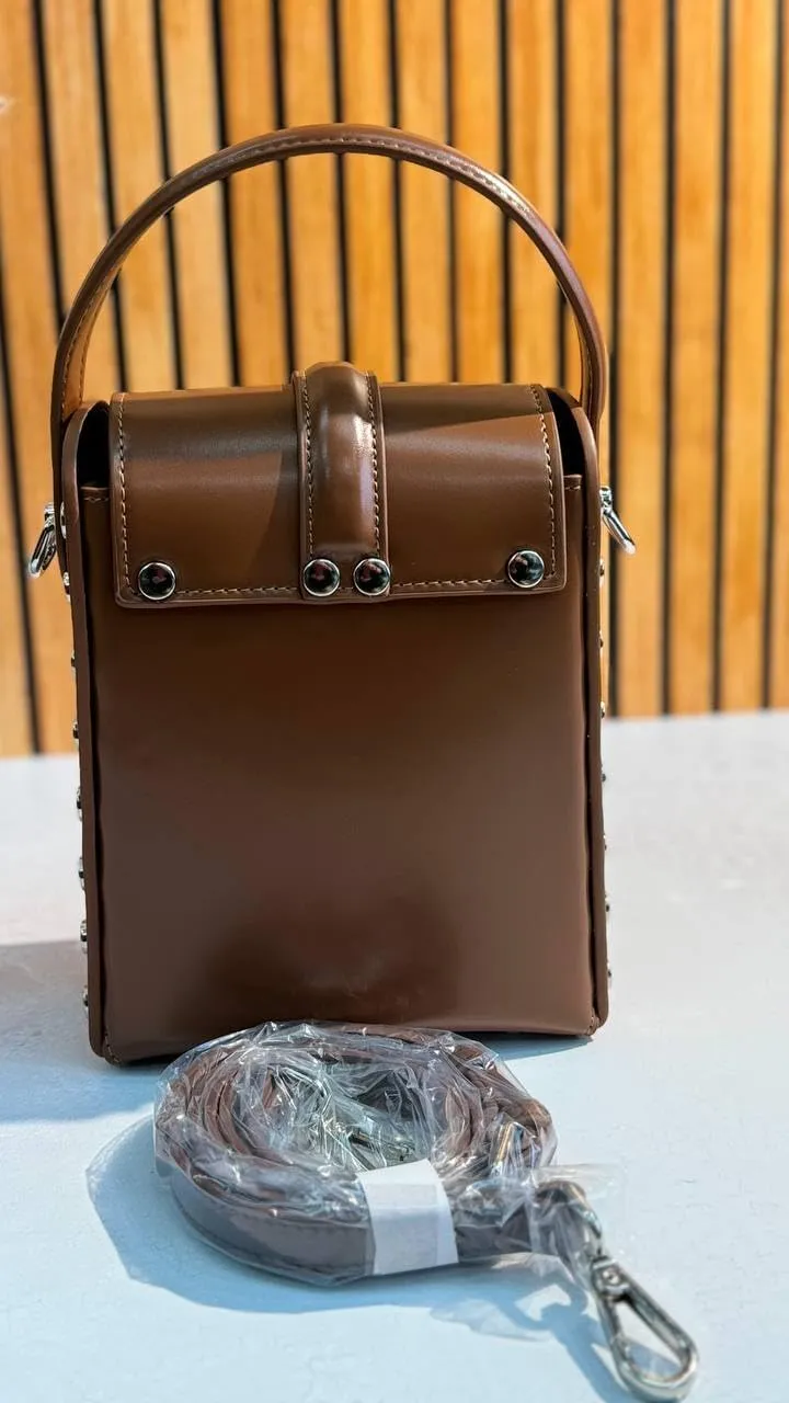 Crossbody Bag in Genuine Leather