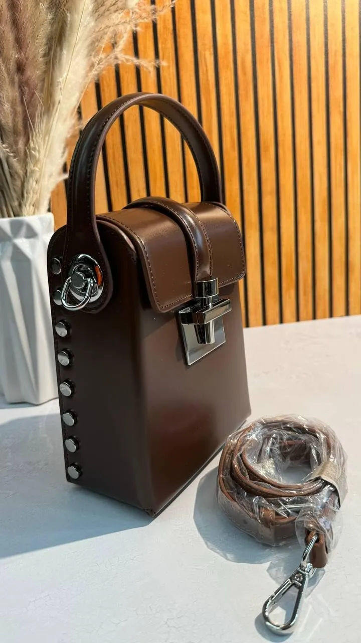 Crossbody Bag in Genuine Leather
