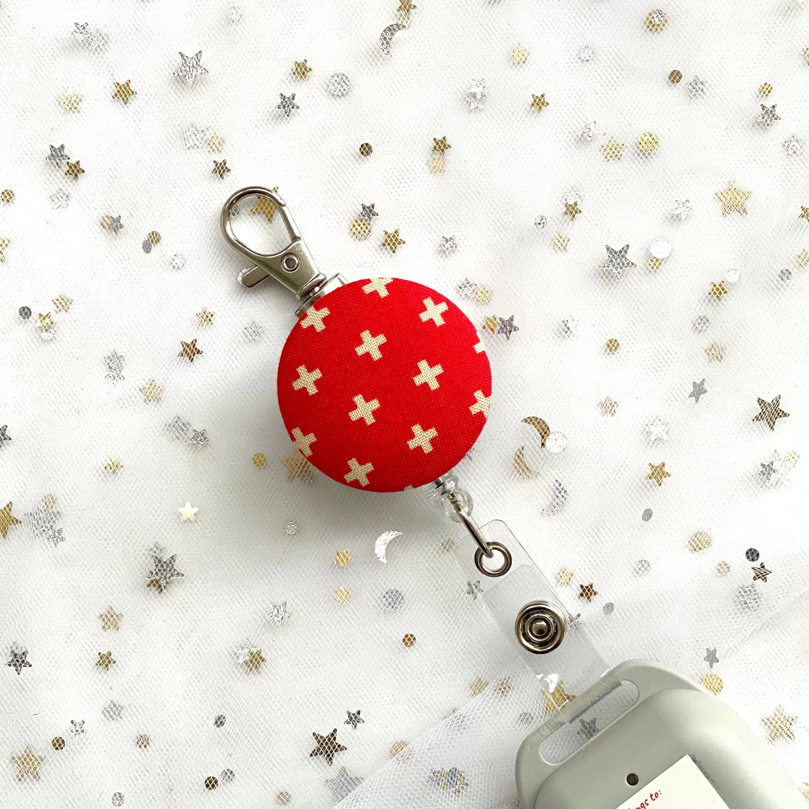 Crosses Retractable Badge Reel Only