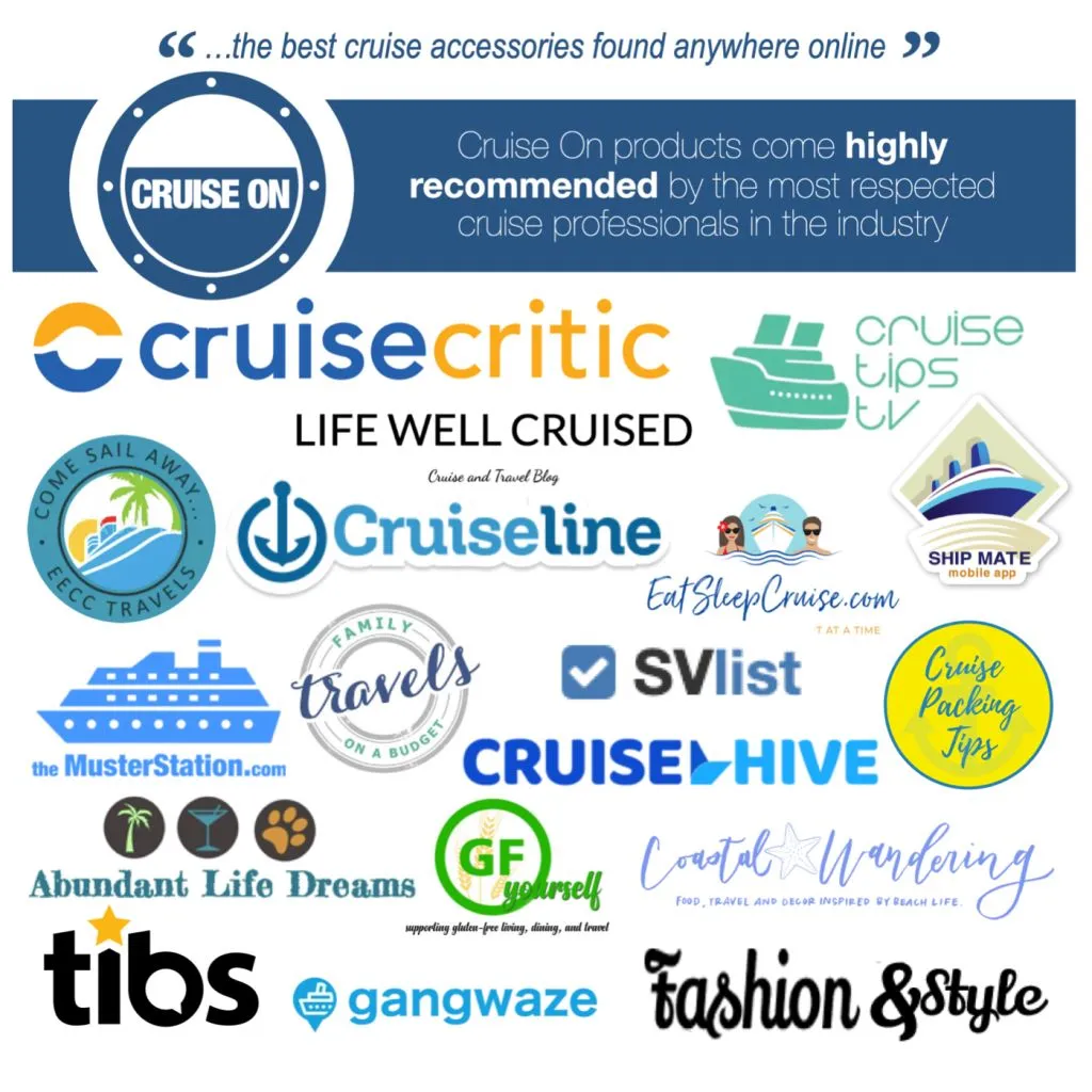 Cruise Lanyards with ID Holder, Retractable Badge & Waterproof Card Holders (Blue w White)