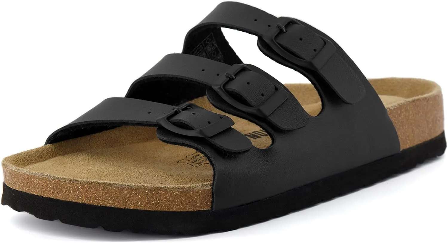 CUSHIONAIRE Women's Lela Cork footbed Sandal with  Comfort