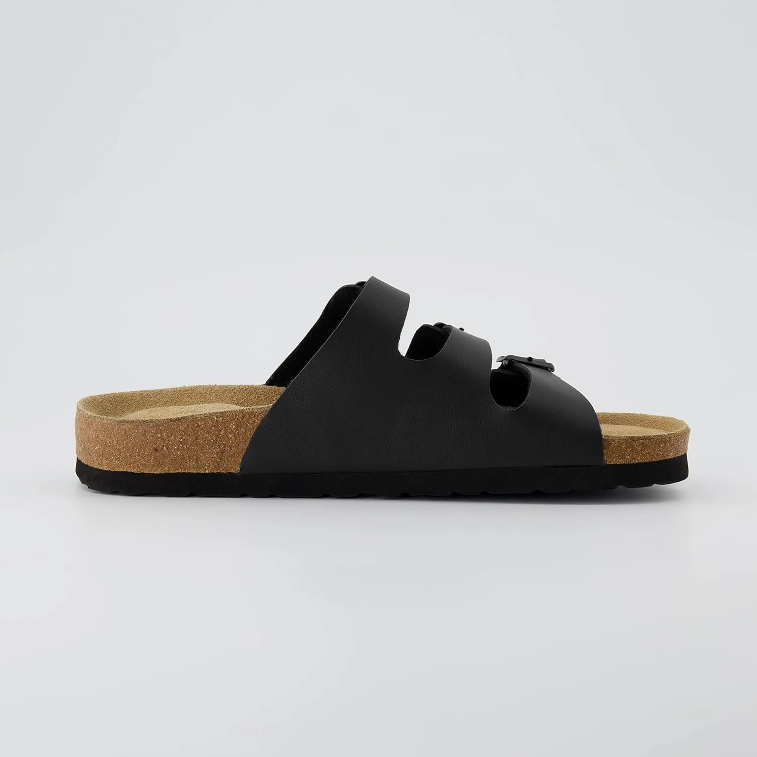 CUSHIONAIRE Women's Lela Cork footbed Sandal with  Comfort