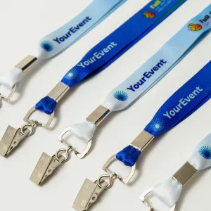 Custom Event Badge Lanyard 1"