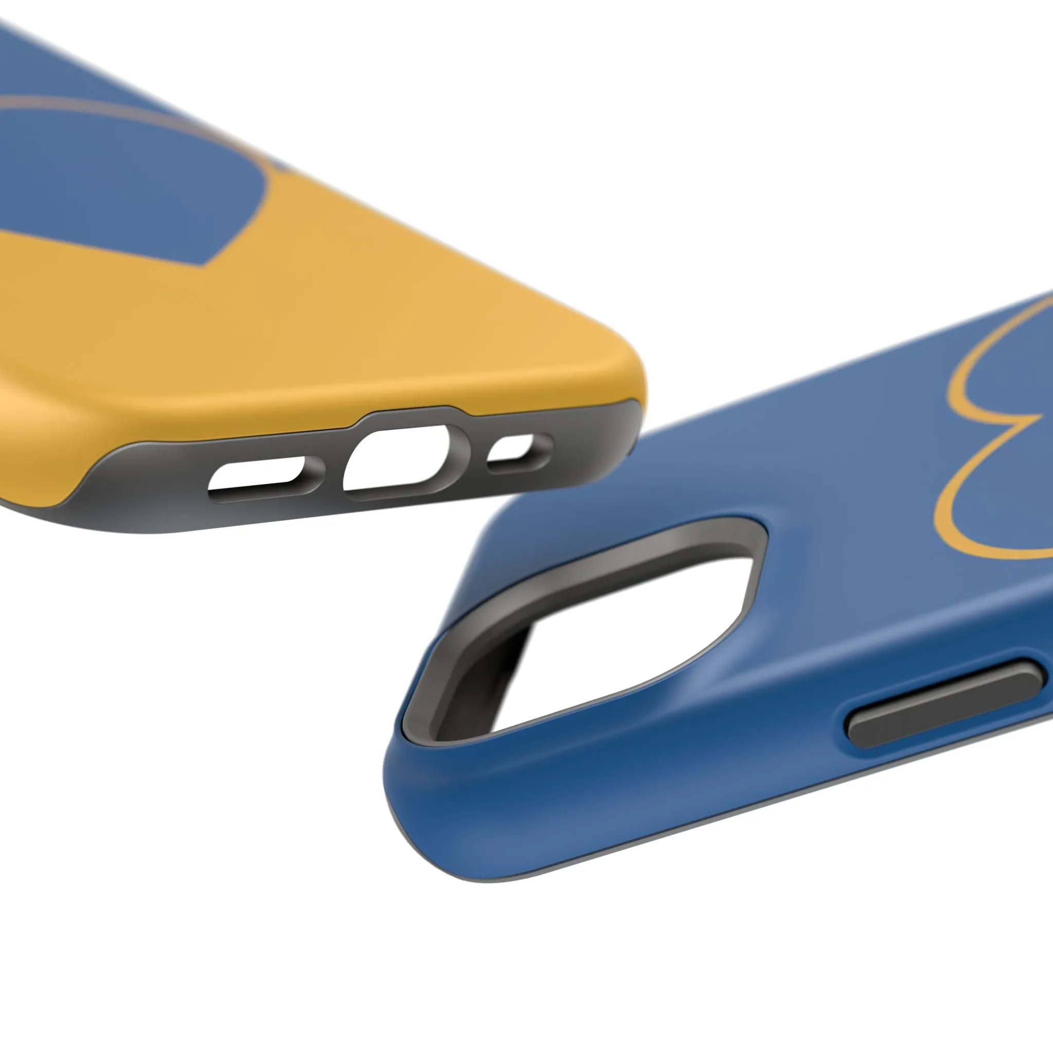 Customizable Heart Magnet Phone Case - Cute Gift, Phone Accessories, Magnetic Tough Cases, Unique Design, Stylish Protection