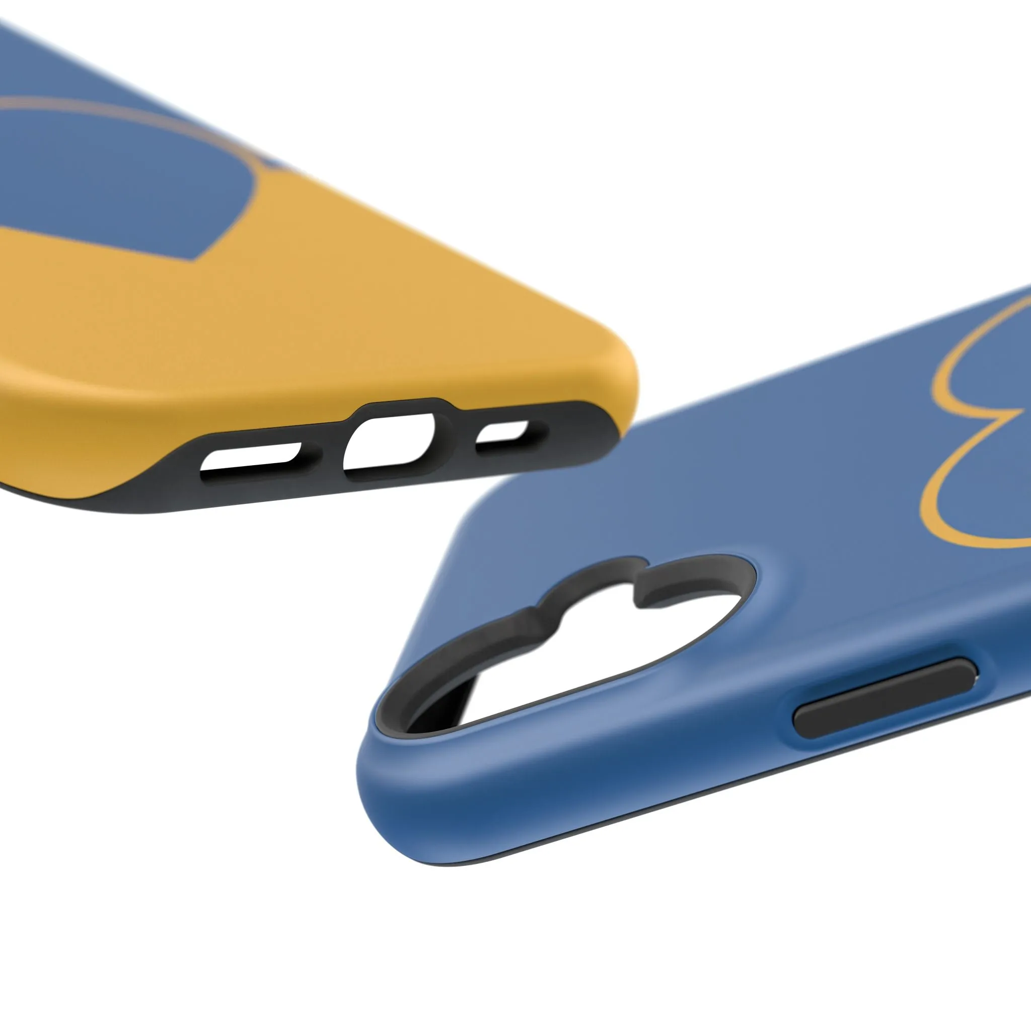 Customizable Heart Magnet Phone Case - Cute Gift, Phone Accessories, Magnetic Tough Cases, Unique Design, Stylish Protection