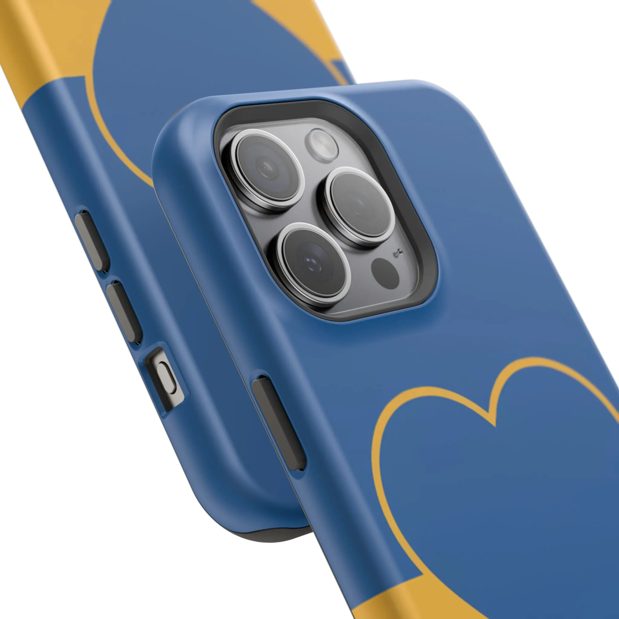 Customizable Heart Magnet Phone Case - Cute Gift, Phone Accessories, Magnetic Tough Cases, Unique Design, Stylish Protection