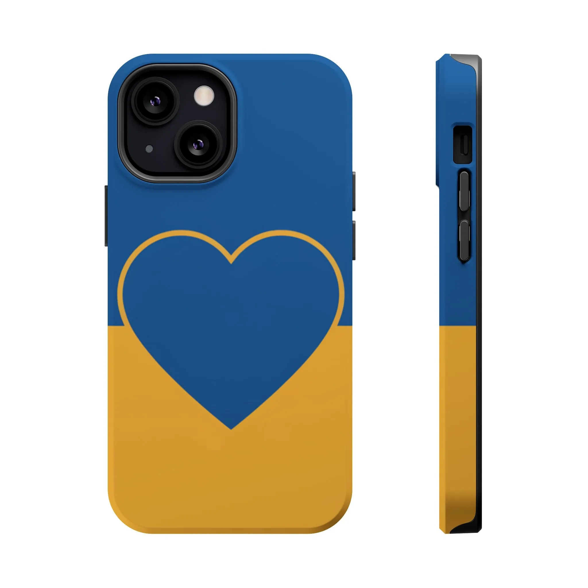 Customizable Heart Magnet Phone Case - Cute Gift, Phone Accessories, Magnetic Tough Cases, Unique Design, Stylish Protection