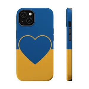 Customizable Heart Magnet Phone Case - Cute Gift, Phone Accessories, Magnetic Tough Cases, Unique Design, Stylish Protection