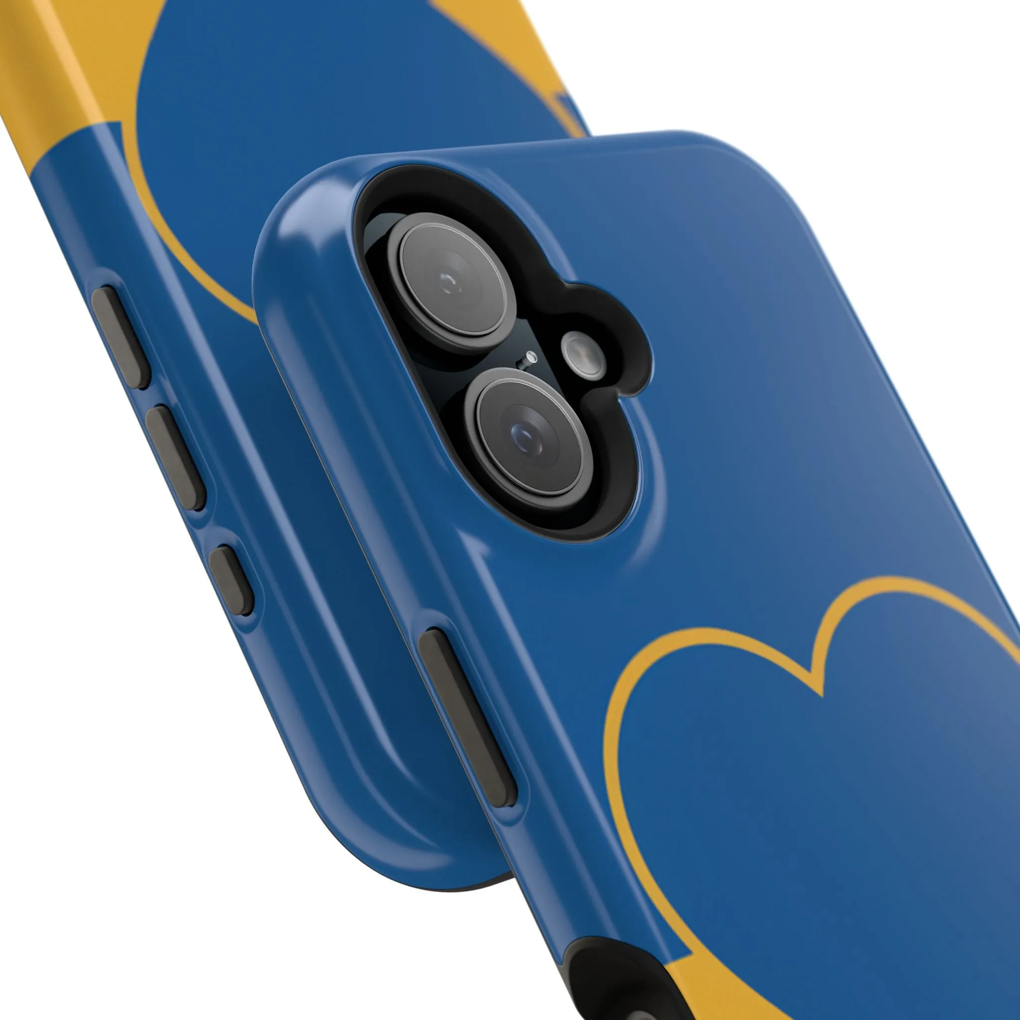 Customizable Heart Magnet Phone Case - Cute Gift, Phone Accessories, Magnetic Tough Cases, Unique Design, Stylish Protection