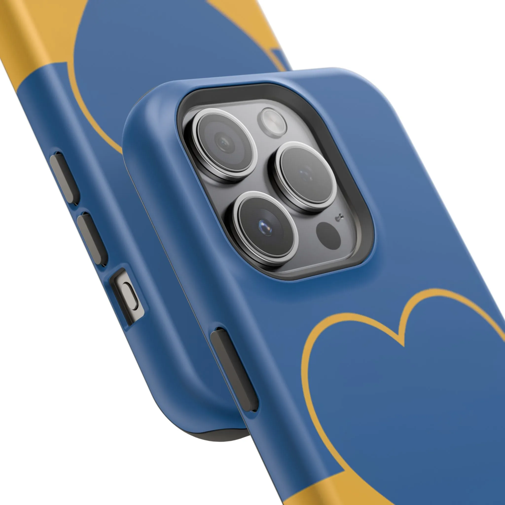 Customizable Heart Magnet Phone Case - Cute Gift, Phone Accessories, Magnetic Tough Cases, Unique Design, Stylish Protection