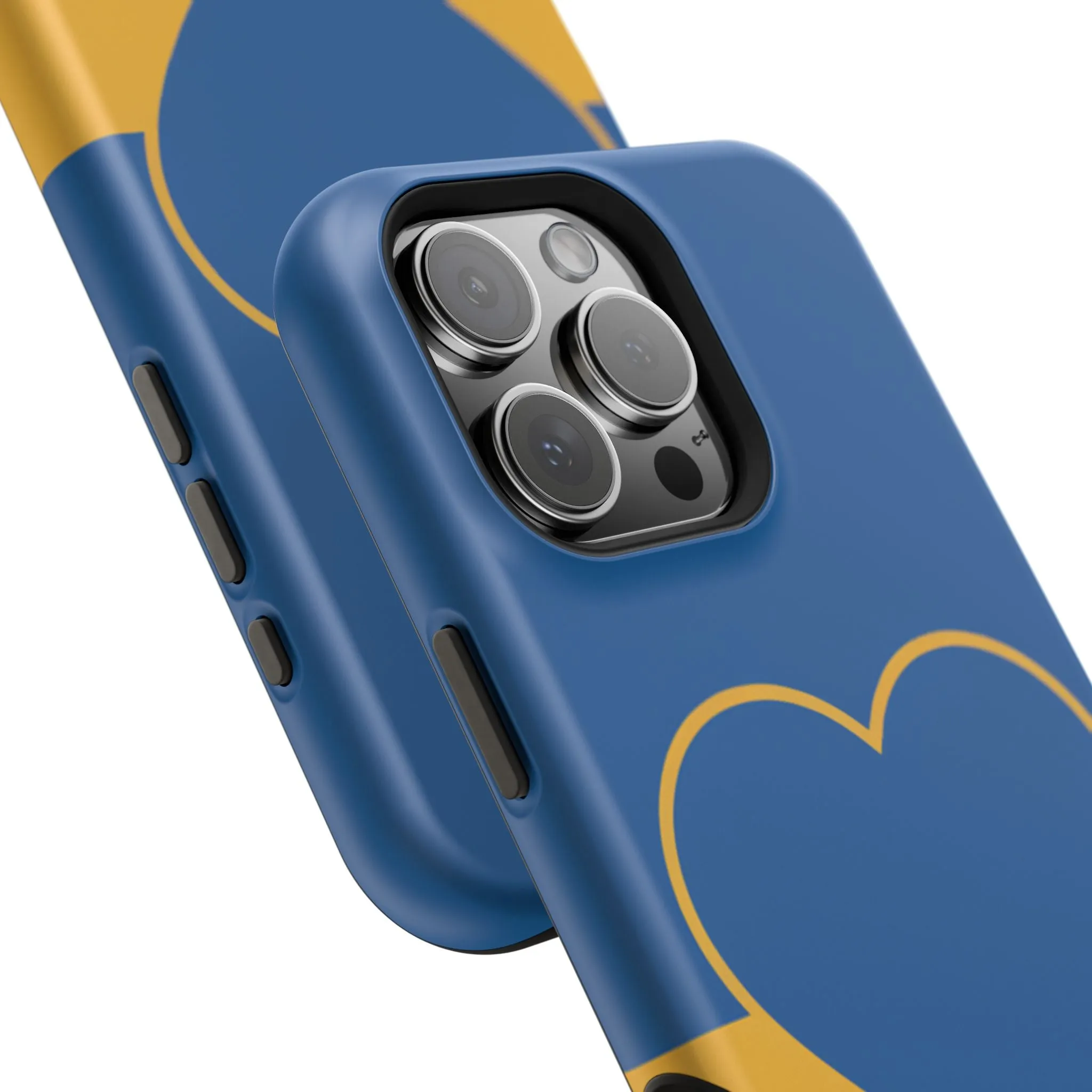 Customizable Heart Magnet Phone Case - Cute Gift, Phone Accessories, Magnetic Tough Cases, Unique Design, Stylish Protection