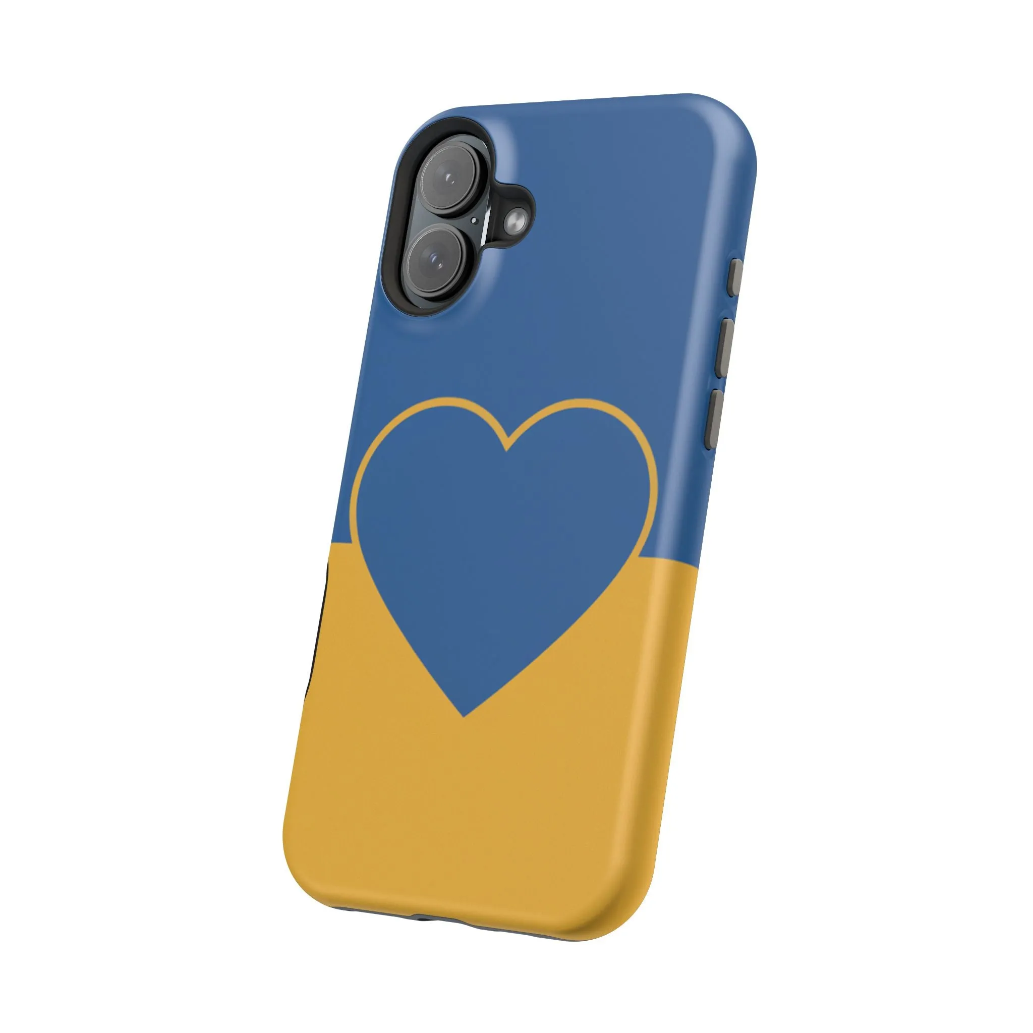 Customizable Heart Magnet Phone Case - Cute Gift, Phone Accessories, Magnetic Tough Cases, Unique Design, Stylish Protection