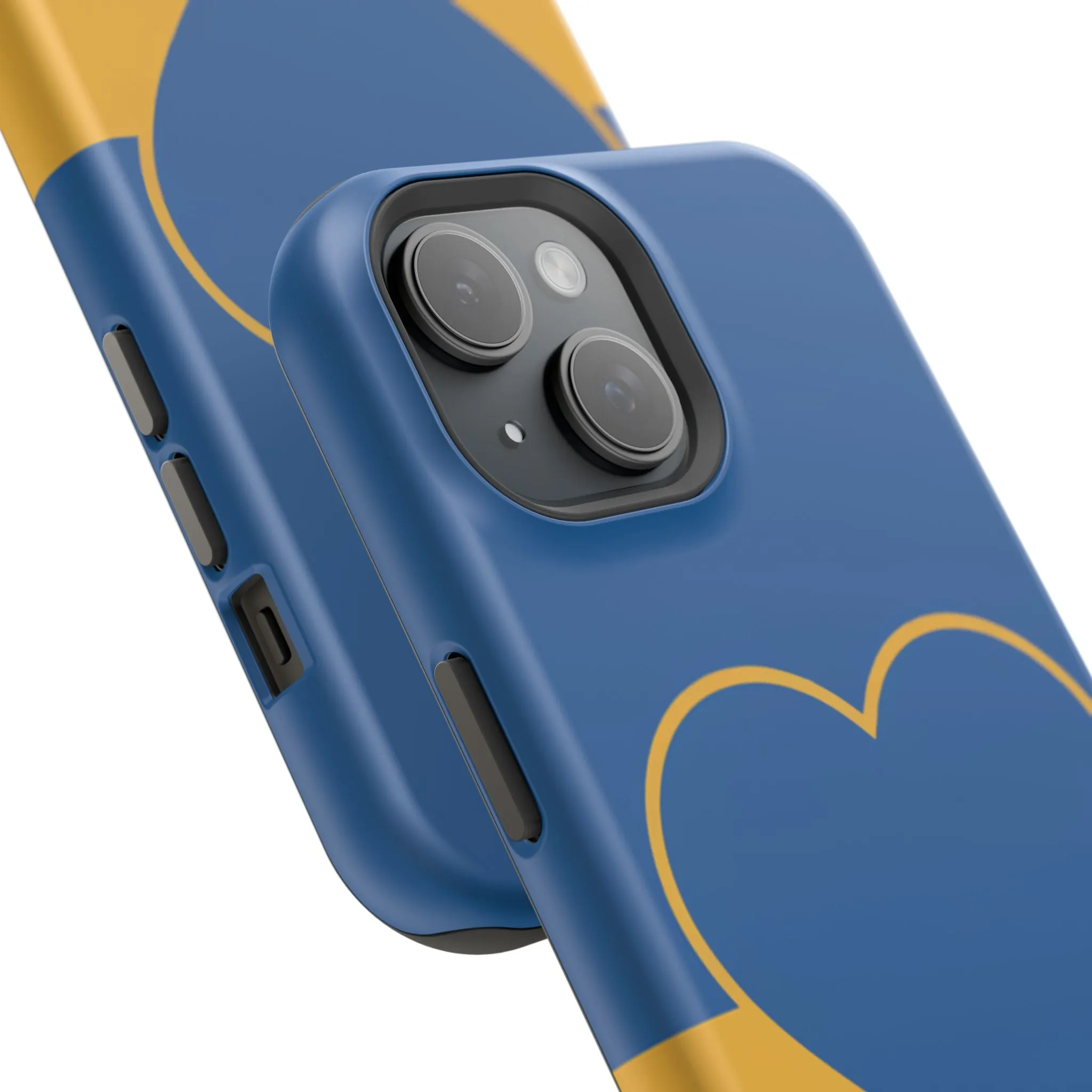 Customizable Heart Magnet Phone Case - Cute Gift, Phone Accessories, Magnetic Tough Cases, Unique Design, Stylish Protection