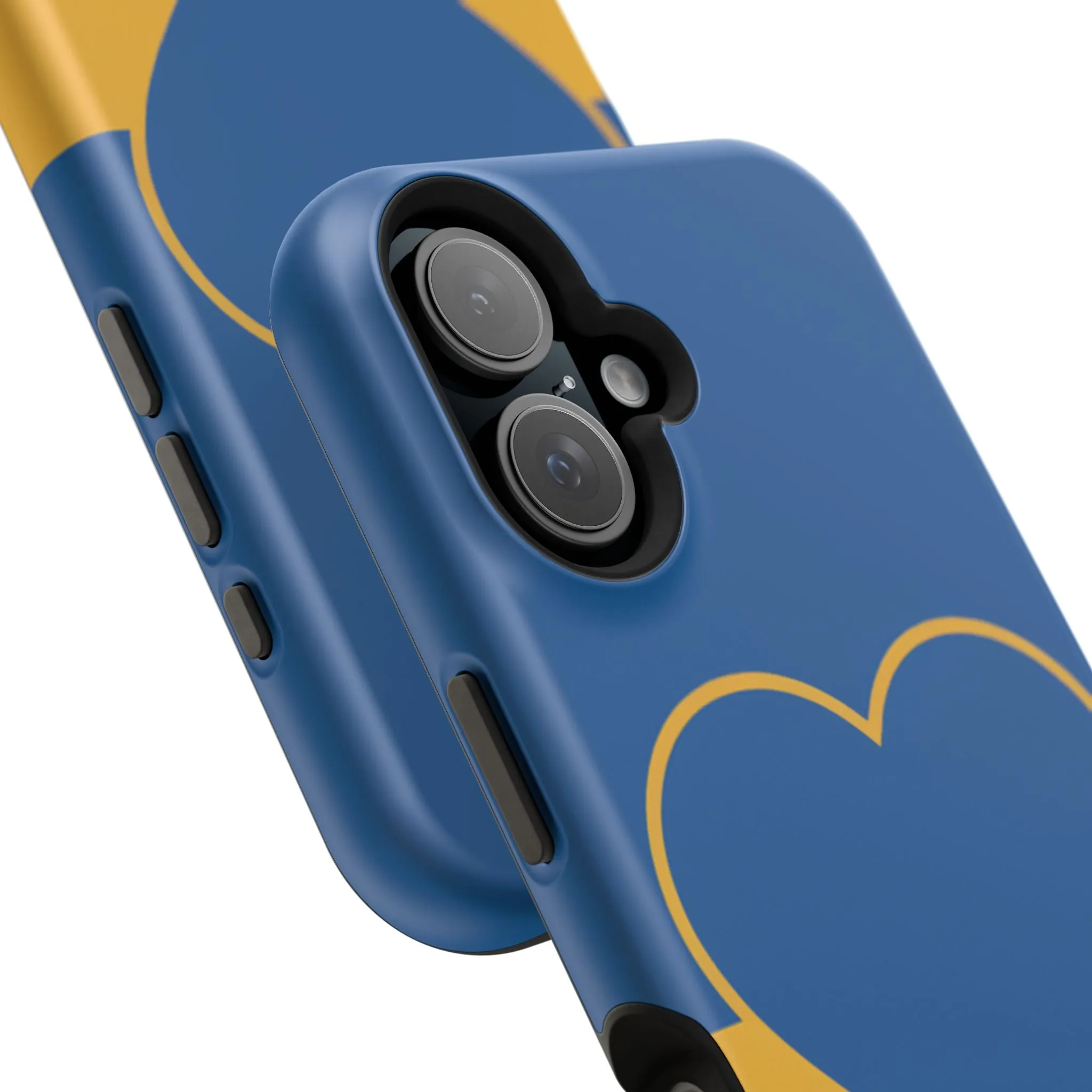 Customizable Heart Magnet Phone Case - Cute Gift, Phone Accessories, Magnetic Tough Cases, Unique Design, Stylish Protection