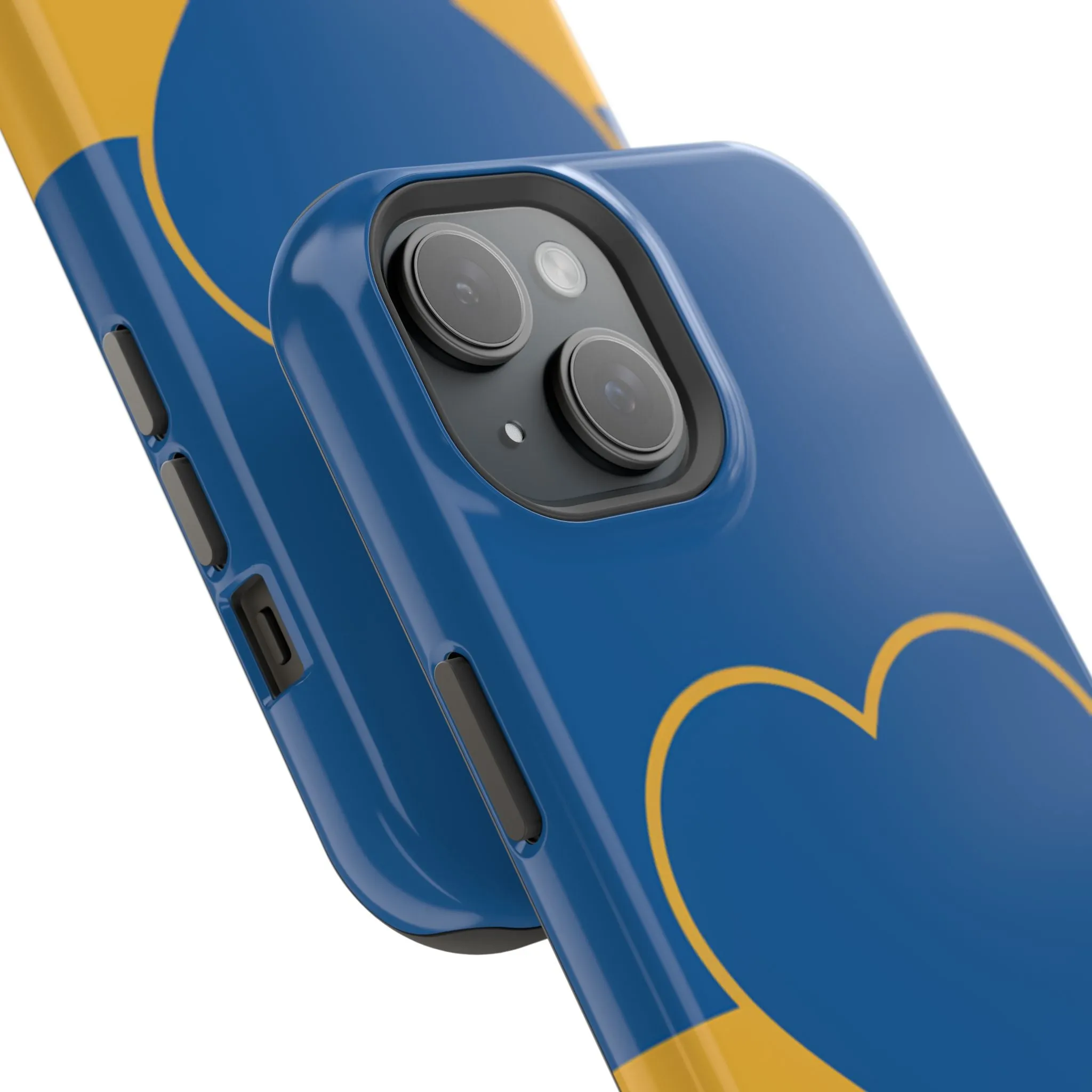 Customizable Heart Magnet Phone Case - Cute Gift, Phone Accessories, Magnetic Tough Cases, Unique Design, Stylish Protection