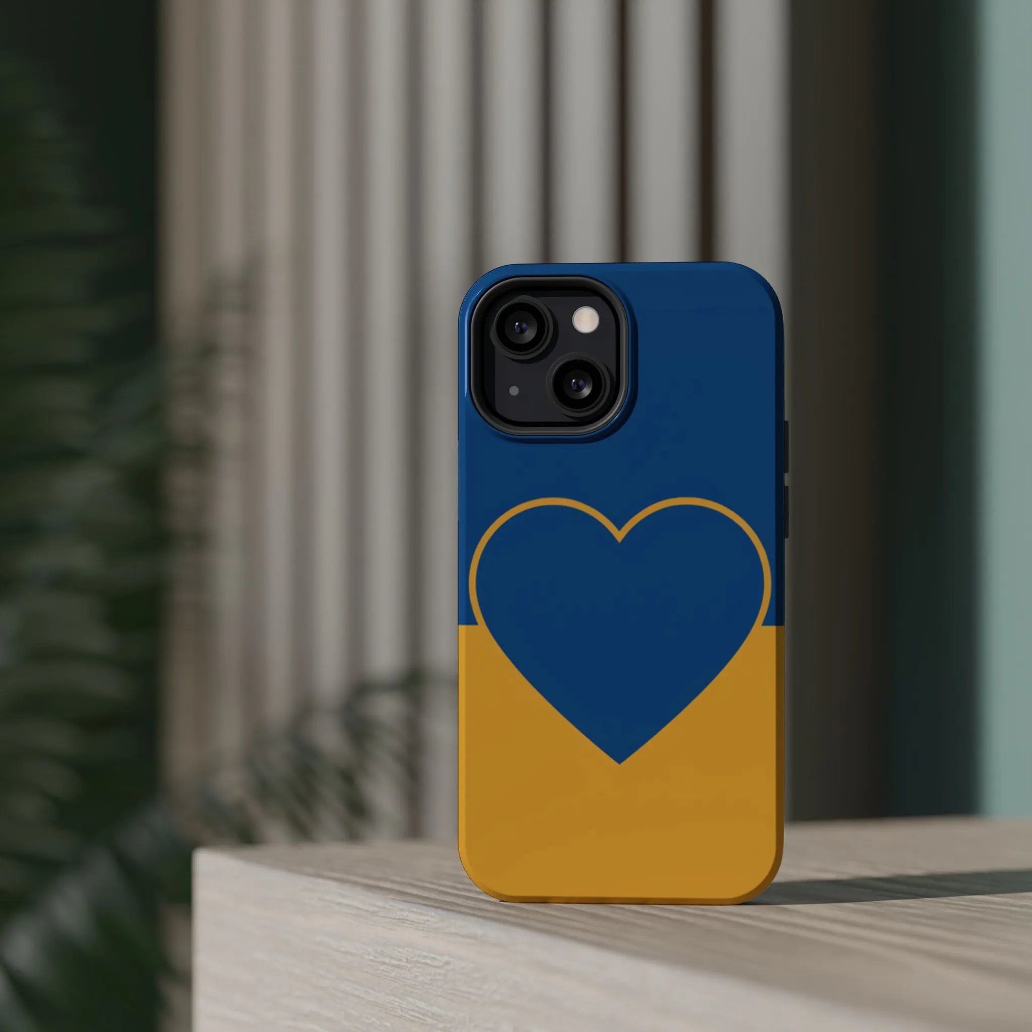 Customizable Heart Magnet Phone Case - Cute Gift, Phone Accessories, Magnetic Tough Cases, Unique Design, Stylish Protection