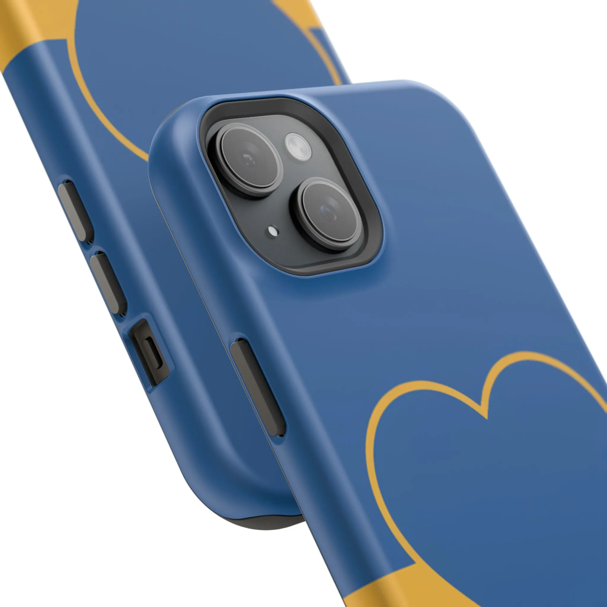 Customizable Heart Magnet Phone Case - Cute Gift, Phone Accessories, Magnetic Tough Cases, Unique Design, Stylish Protection