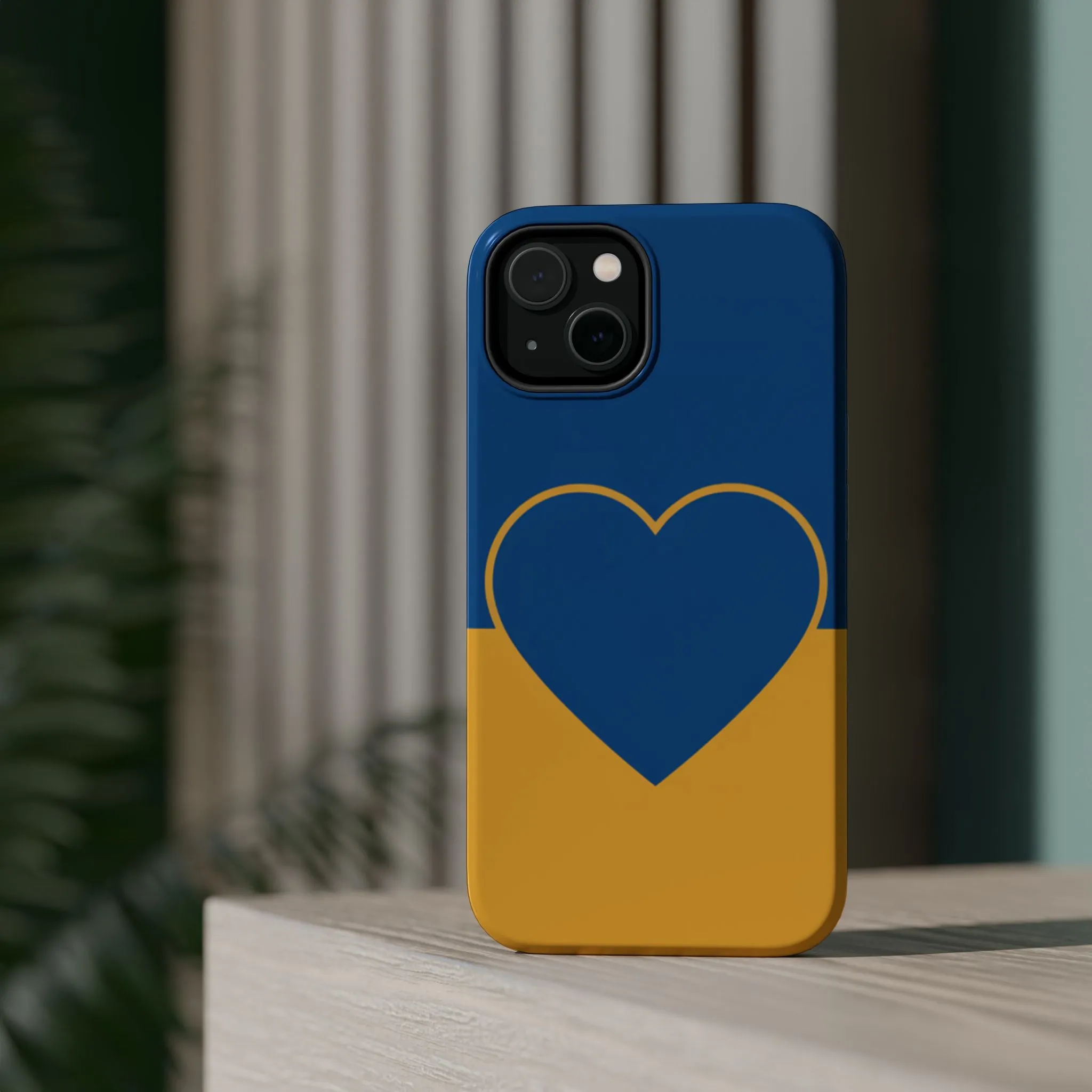 Customizable Heart Magnet Phone Case - Cute Gift, Phone Accessories, Magnetic Tough Cases, Unique Design, Stylish Protection