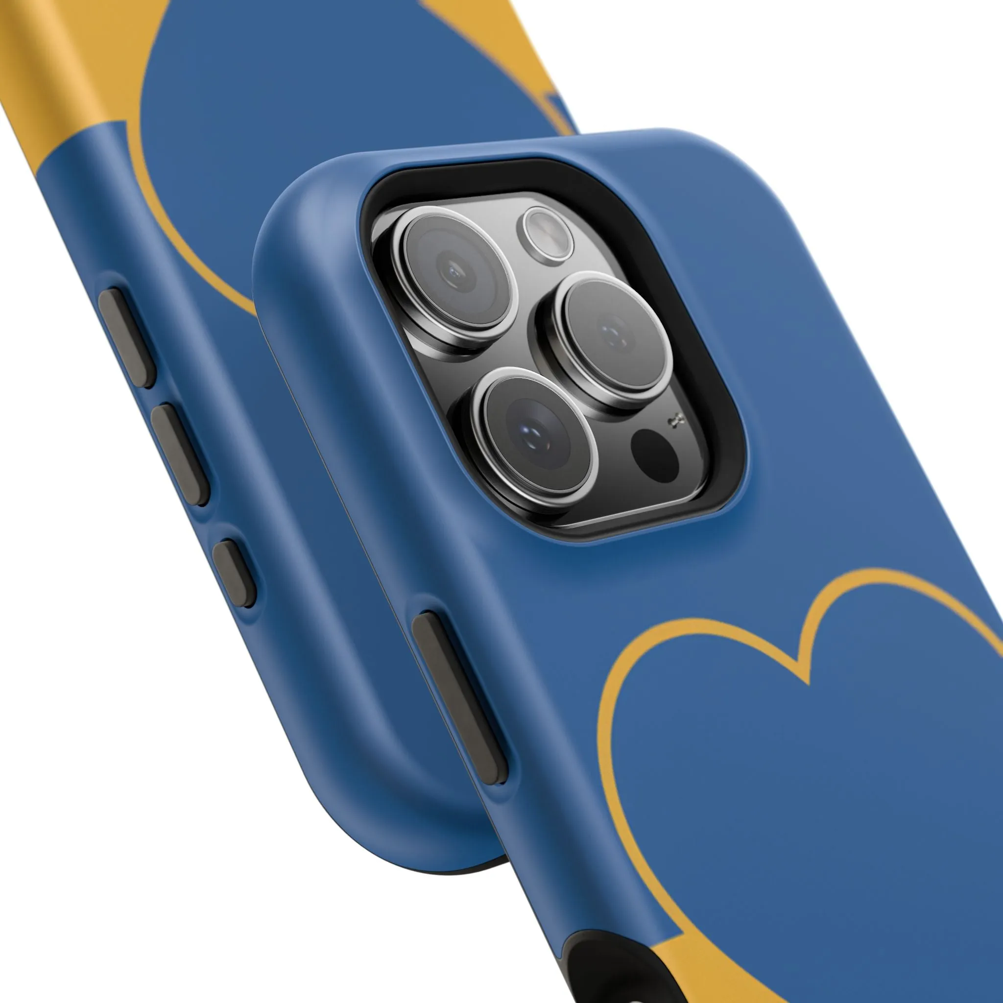Customizable Heart Magnet Phone Case - Cute Gift, Phone Accessories, Magnetic Tough Cases, Unique Design, Stylish Protection