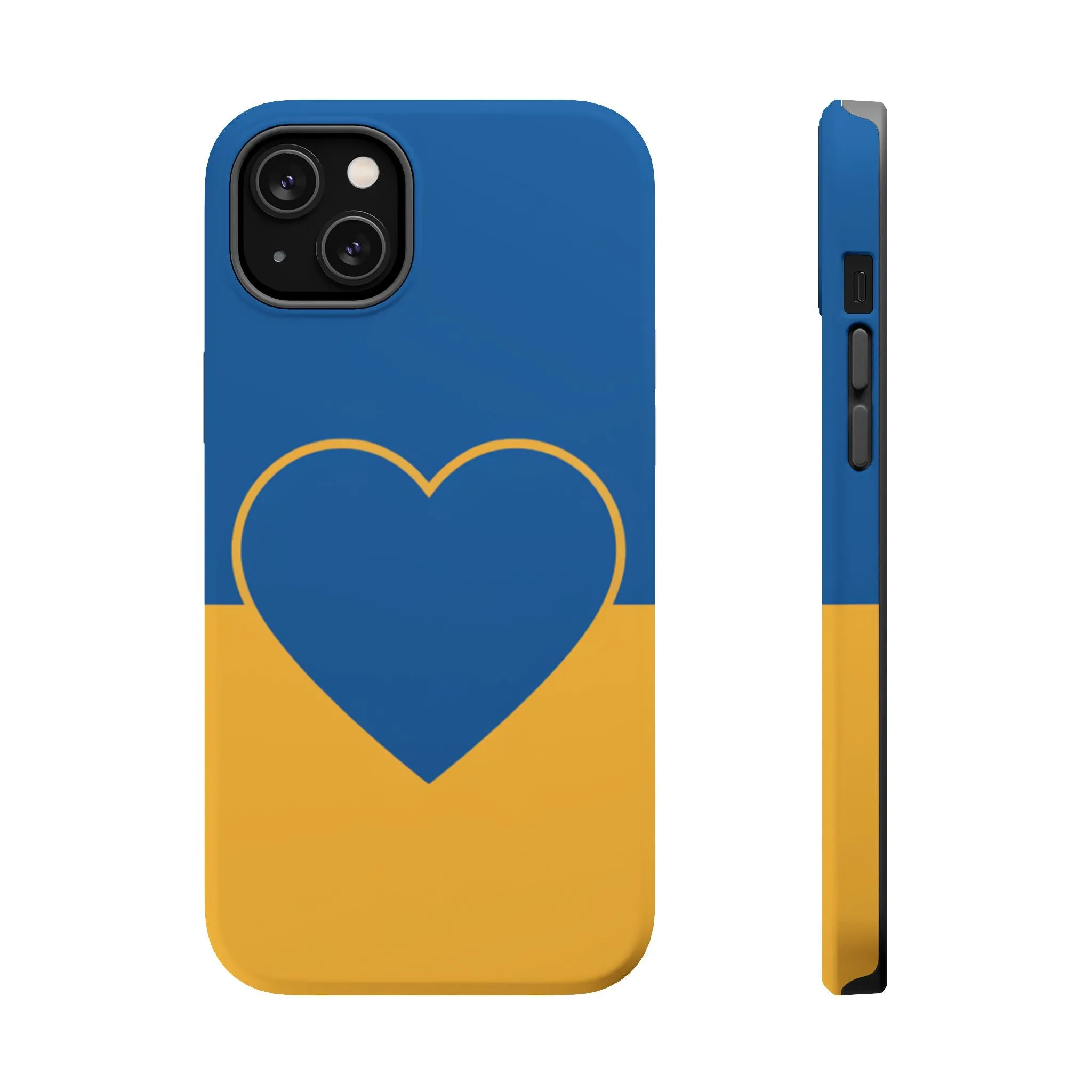 Customizable Heart Magnet Phone Case - Cute Gift, Phone Accessories, Magnetic Tough Cases, Unique Design, Stylish Protection