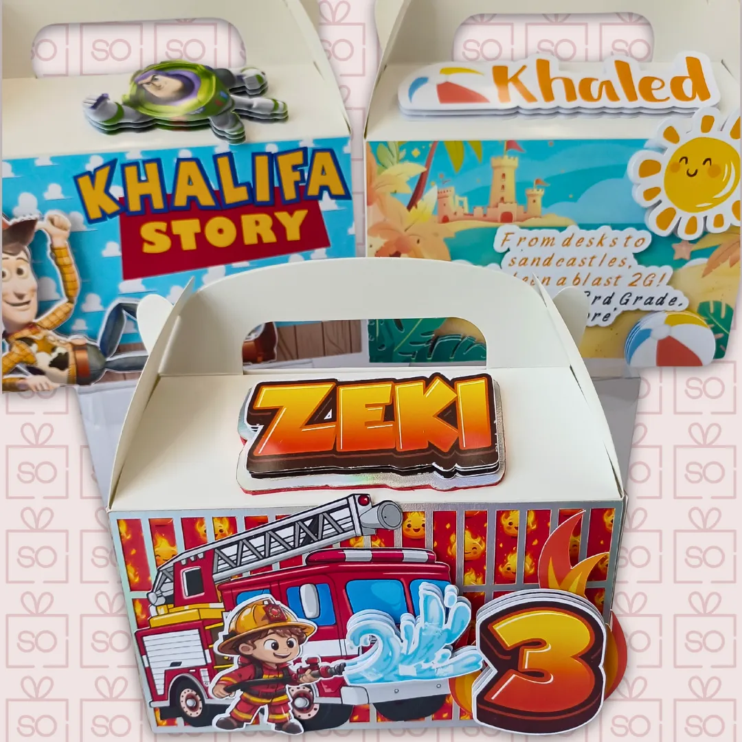 Customized 3D Gable Box