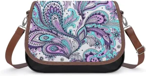 Cute AutismAwareness Fashionable And Durable Portable Leather Shoulder Bag