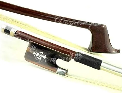 D Z Strad Viola Bow - Model 301 - Brazil Wood Bow with Ox Horn Frog and Fleur-de-Lis Inlay