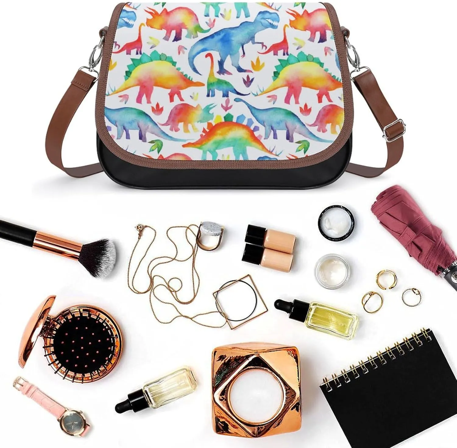 Dachshunds Clothes Dog Fashionable And Exquisite Shoulder Bag, Convenient Leather Crossbody Bag for Going Out