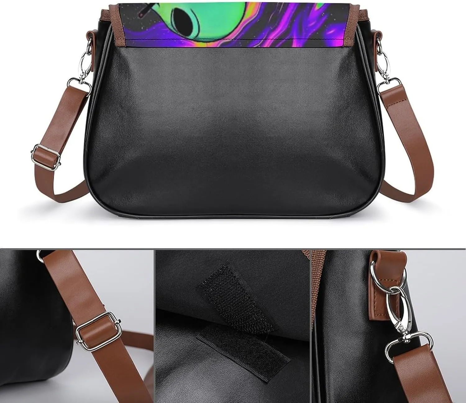 Dachshunds Clothes Dog Fashionable And Exquisite Shoulder Bag, Convenient Leather Crossbody Bag for Going Out